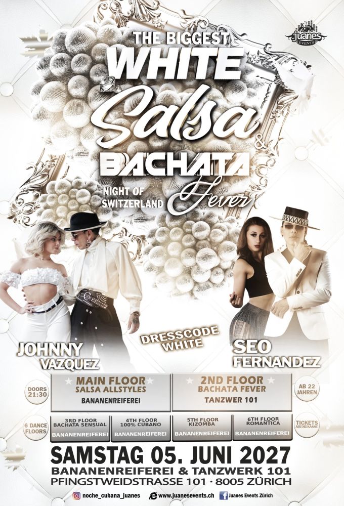 Biggest White Salsa & Bachata Fever Party 27