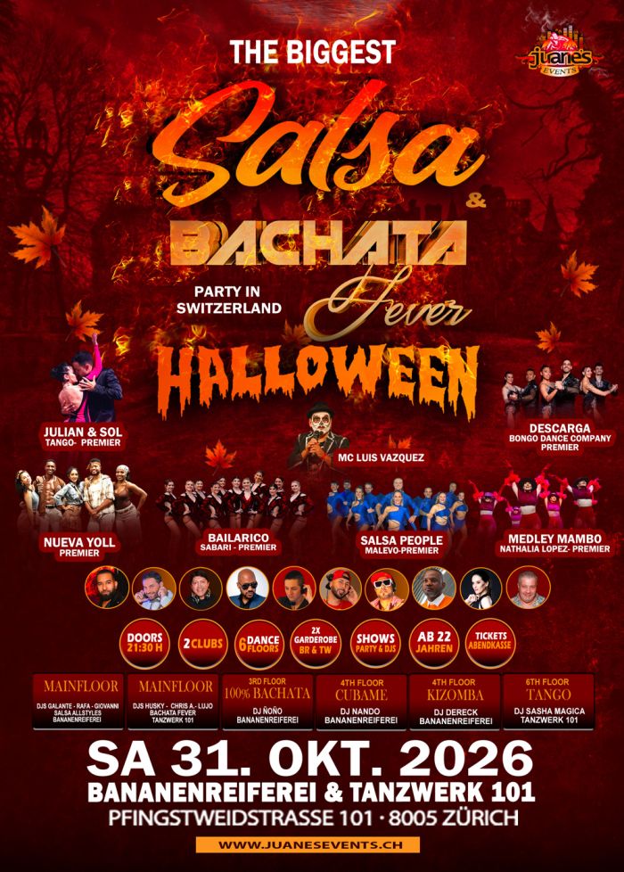 Biggest Halloween Salsa & Bachata Fever Party