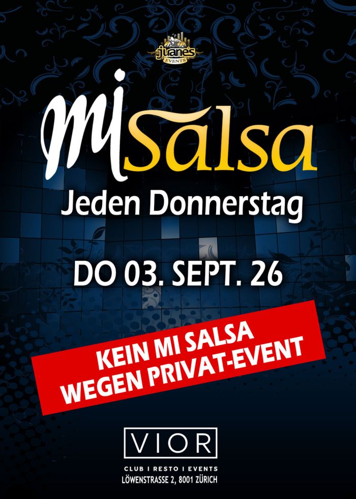 Donnerstag Kein Mi Salsa
