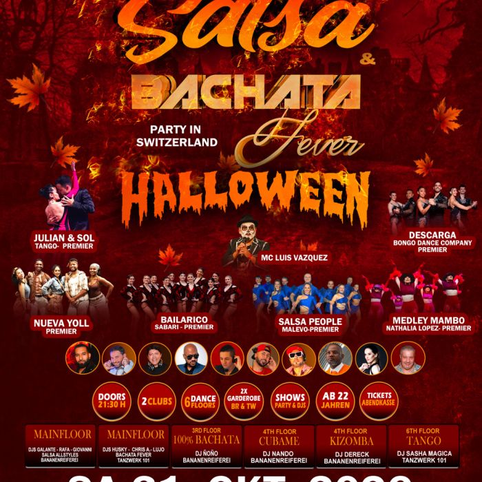 Biggest Halloween Salsa & Bachata Fever Party